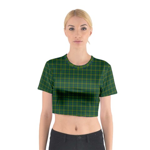 Cranstoun Tartan Cotton Crop Top from ArtsNow.com