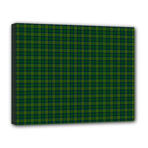 Cranstoun Tartan Canvas 14  x 11  (Stretched) from ArtsNow.com
