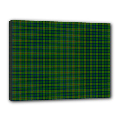 Cranstoun Tartan Canvas 16  x 12  (Stretched) from ArtsNow.com
