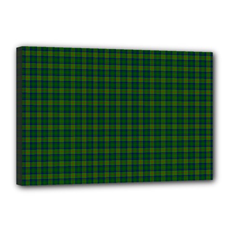 Cranstoun Tartan Canvas 18  x 12  (Stretched) from ArtsNow.com