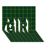 Cranstoun Tartan GIRL 3D Greeting Card (7x5)