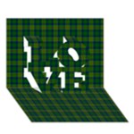 Cranstoun Tartan LOVE 3D Greeting Card (7x5)