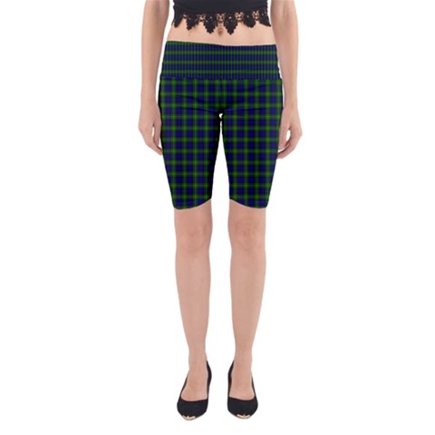 Gordon Tartan Yoga Cropped Leggings from ArtsNow.com
