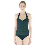 Gordon Tartan Women s Halter One Piece Swimsuit