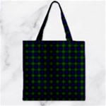 Gordon Tartan Zipper Grocery Tote Bag