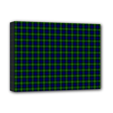 Gordon Tartan Deluxe Canvas 16  x 12  (Stretched) from ArtsNow.com