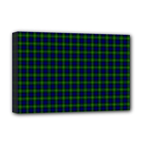Gordon Tartan Deluxe Canvas 18  x 12  (Stretched) from ArtsNow.com