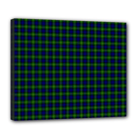 Gordon Tartan Deluxe Canvas 24  x 20  (Stretched) from ArtsNow.com