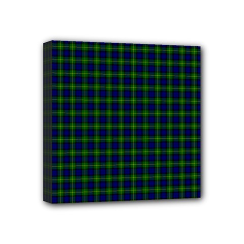 Gordon Tartan Mini Canvas 4  x 4  (Stretched) from ArtsNow.com