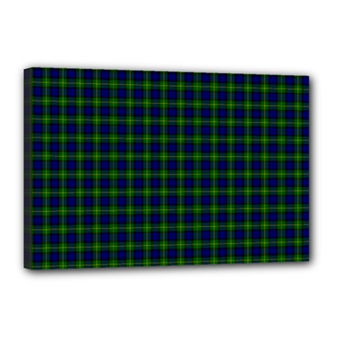Gordon Tartan Canvas 18  x 12  (Stretched) from ArtsNow.com