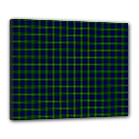 Gordon Tartan Canvas 20  x 16  (Stretched) from ArtsNow.com