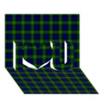 Gordon Tartan I Love You 3D Greeting Card (7x5)