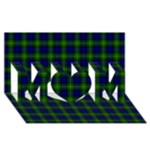 Gordon Tartan MOM 3D Greeting Card (8x4)