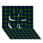 Gordon Tartan Clover 3D Greeting Card (7x5)