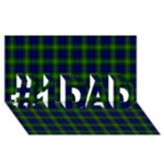 Gordon Tartan #1 DAD 3D Greeting Card (8x4)