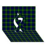 Gordon Tartan Ribbon 3D Greeting Card (7x5)