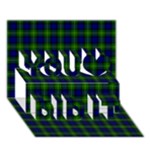 Gordon Tartan You Did It 3D Greeting Card (7x5)