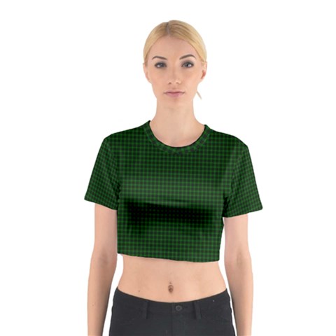 Graham Tartan Cotton Crop Top from ArtsNow.com