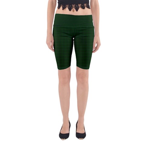 Graham Tartan Yoga Cropped Leggings from ArtsNow.com