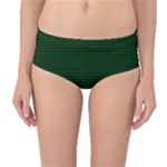 Graham Tartan Mid-Waist Bikini Bottoms