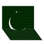 Graham Tartan Circle 3D Greeting Card (7x5)