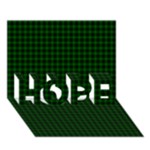 Graham Tartan HOPE 3D Greeting Card (7x5)