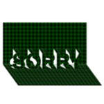 Graham Tartan SORRY 3D Greeting Card (8x4)