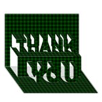 Graham Tartan THANK YOU 3D Greeting Card (7x5)