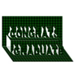 Graham Tartan Congrats Graduate 3D Greeting Card (8x4)