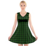 Gunn Tartan V-Neck Sleeveless Dress