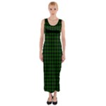 Gunn Tartan Fitted Maxi Dress