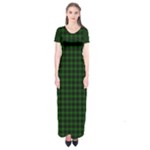 Gunn Tartan Short Sleeve Maxi Dress