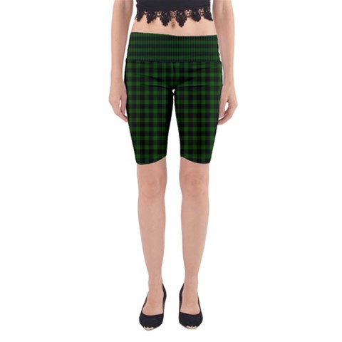 Gunn Tartan Yoga Cropped Leggings from ArtsNow.com