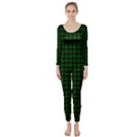 Gunn Tartan Long Sleeve Catsuit