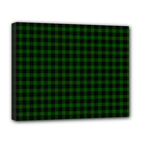 Gunn Tartan Deluxe Canvas 20  x 16  (Stretched) from ArtsNow.com