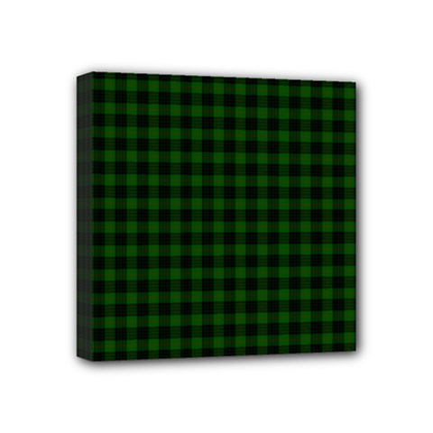 Gunn Tartan Mini Canvas 4  x 4  (Stretched) from ArtsNow.com
