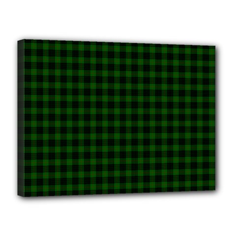 Gunn Tartan Canvas 16  x 12  (Stretched) from ArtsNow.com