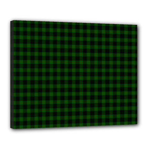 Gunn Tartan Canvas 20  x 16  (Stretched) from ArtsNow.com