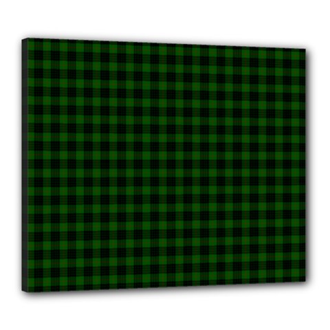 Gunn Tartan Canvas 24  x 20  (Stretched) from ArtsNow.com