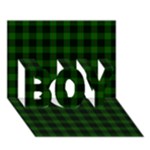 Gunn Tartan BOY 3D Greeting Card (7x5)