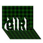 Gunn Tartan GIRL 3D Greeting Card (7x5)