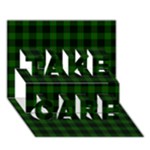 Gunn Tartan TAKE CARE 3D Greeting Card (7x5)