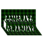 Gunn Tartan Congrats Graduate 3D Greeting Card (8x4)