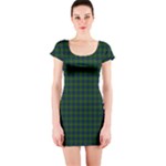 Lauder Tartan Short Sleeve Bodycon Dress