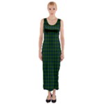 Lauder Tartan Fitted Maxi Dress