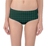 Lauder Tartan Mid-Waist Bikini Bottoms