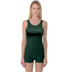 Lauder Tartan One Piece Boyleg Swimsuit