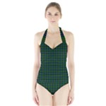 Lauder Tartan Women s Halter One Piece Swimsuit