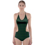 Lauder Tartan Cut-Out One Piece Swimsuit