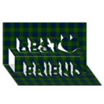 Lauder Tartan Best Friends 3D Greeting Card (8x4)